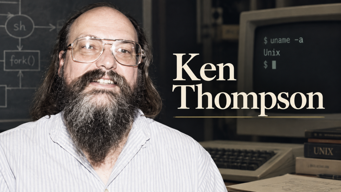 Ken Thompson, créateur d'Unix aux Bell Labs