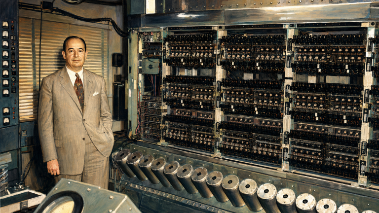 John von Neumann devant l’IAS Machine