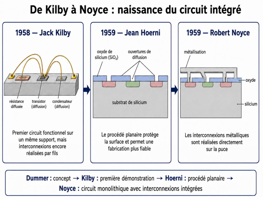 De Kilby à Noyce