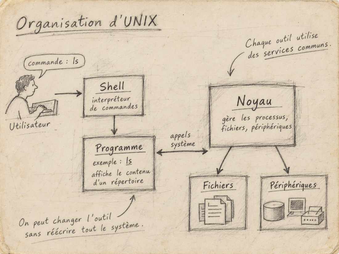 Principe du système UNIX