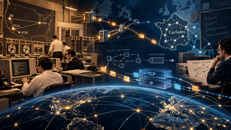 Histoire d’Internet : ARPANET, Cyclades et TCP/IP