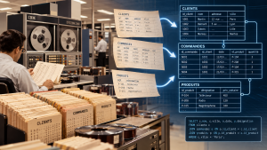 Histoire des bases de données : des fichiers à SQL