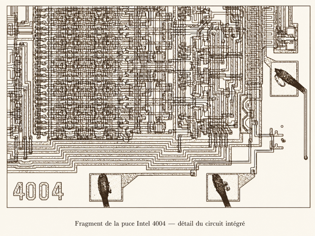 fragment puce Intel 4004