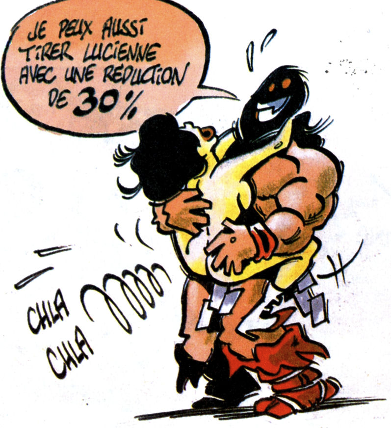 Illustration provocatrice publiée dans Hebdogiciel