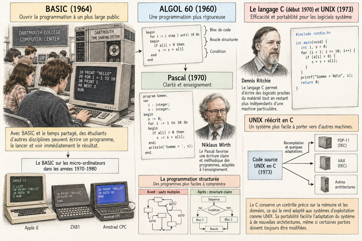 Évolution de la programmation, 1960–1970