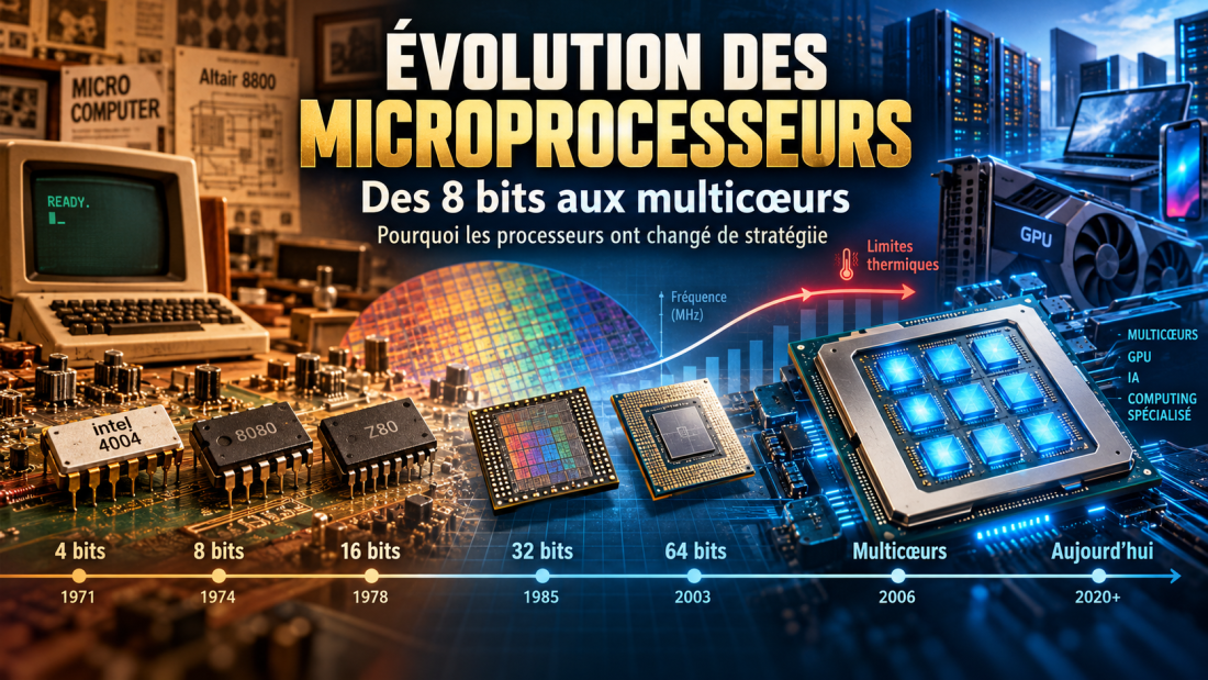 Évolution des microprocesseurs _ des 8 bits à l’IA